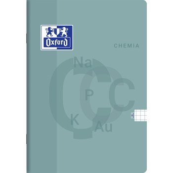 Zeszyt Oxford Chemia A5 60 kartek w kratkę z marginesem