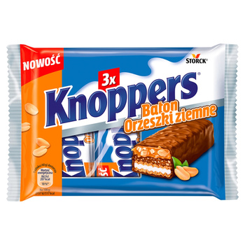 Knoppers Baton orzeszki ziemne 120 g (3 x 40 g)
