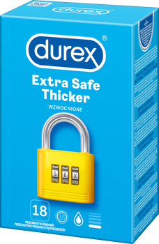 Durex Extra Safe Thicker Prezerwatywy 18 szt