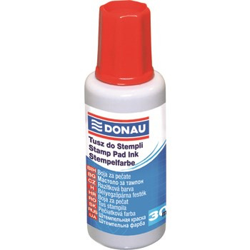 Tusz do pieczątek DONAU 30ml czerwony