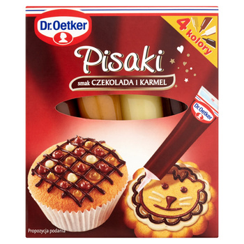 Dr. Oetker Pisaki smak czekolada i karmel 76 g (4 x 19 g)