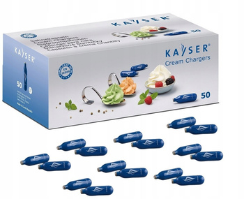 Naboje do syfonu do bitej śmietany 50szt Kayser