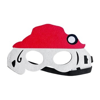 Maska filcowa Psia Brygada - Strażak, 20x12 cm