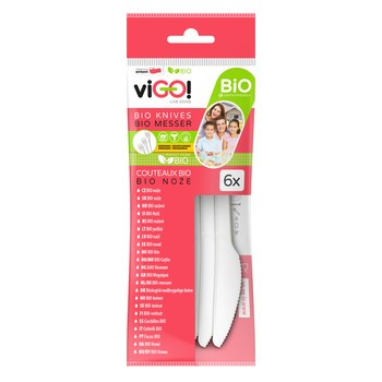 viGO! BIO Noże PLA 6szt.woreczek
