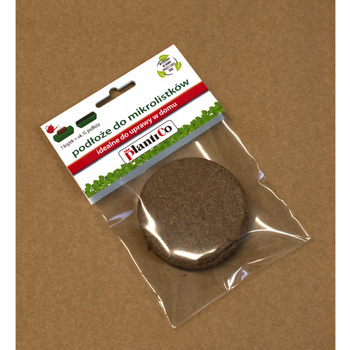 Podłoże do uprawy mikrolistków - krążek kokosowy