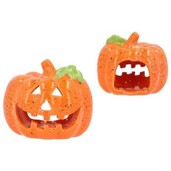 EM&EM Świecznik ceramiczny dynia