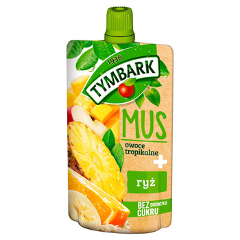 Tymbark Przekąska na 2 śniadanie ryż + owoce tropikalne 100 g