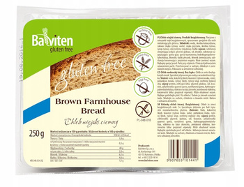Balviten Chleb wiejski ciemny bezglutenowy 250g