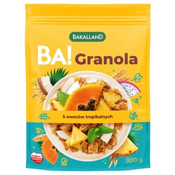 BAK.GRANOLA 5 OWOCÓW TROP.300G
