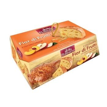 Colomba Battistero z kandyzowaną brzoskwinią, jabłkiem i gruszką 750g