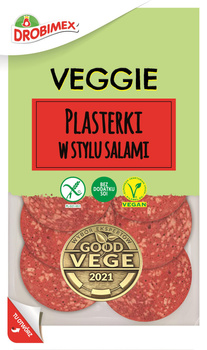 Veggie Plasterki w stylu salami 80g Drobimex