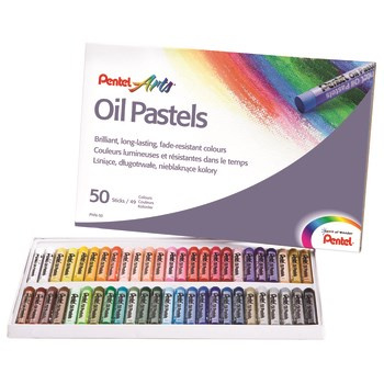Pentel Pastele olejne w 50 kolorach, PHN-50