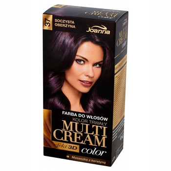 Joanna Multi Cream Color Farba do włosów soczysta oberżyna 37