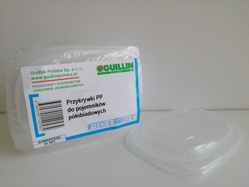 Guillin Polska Przykrywki PP do pojemników półobiadowych 20 szt