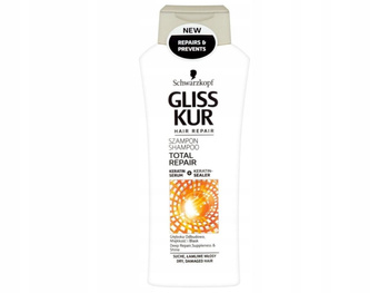 Gliss Total Repair Regenerujący szampon do włosów suchych i zniszczonych 400 ml