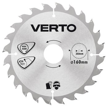 Tarcza do pilarki, widiowa, 160 x 30 mm, 24 zęby