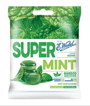 E. Wedel Super Mint Cukierki miętowe 90 g