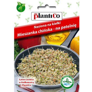Nasiona na kiełki - Mix mieszanka chińska na patelnię chińska na patelnię 40g Plantico