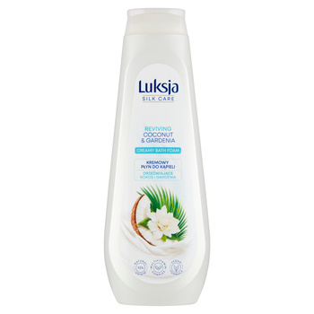 Luksja Silk Care Kremowy płyn do kąpieli Kokos igardenia 900ml