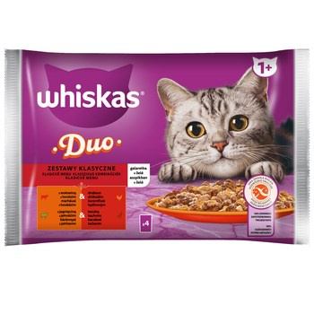 WHISKAS DUO KLASYCZNE 4X85G