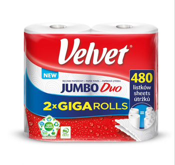 Velvet Jumbo Duo Ręcznik papierowy 2 rolki