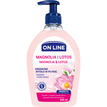 On Line Kremowe mydło w płynie magnolia i lotos 500 ml