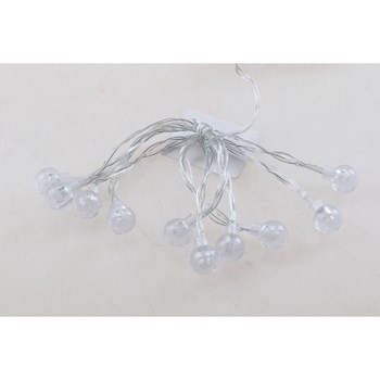 EM&EM Girlanda kulki 10 LED ciepłe światło 1,2m