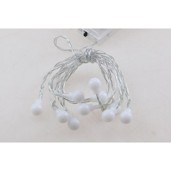 EM&EM Girlanda kulki białe 10 LED multikolor 1,2m