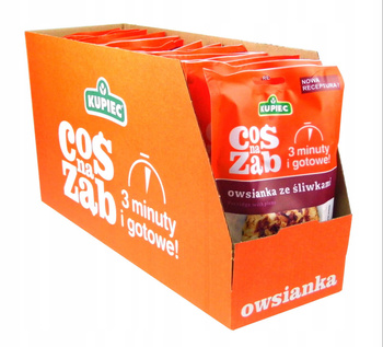 Kupiec Coś na ząb Owsianka ze śliwkami 50 g