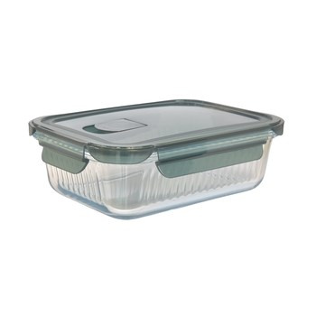 Pojemnik szklany prążkowany prostokątny EZYSTYLE 1040 ml