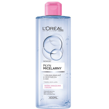 L'Oreal Paris Płyn micelarny skóra wrażliwa i sucha 400 ml