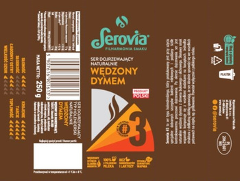 Serovia #3 dojrzewający naturalnie wędzony dymem tłusty, kawałek 250g