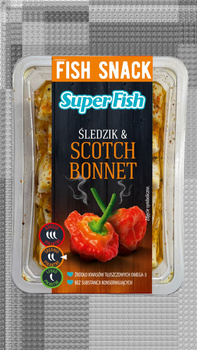 SuperFish Śledzik & scotch bonnet 200 g