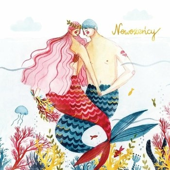 Karnet ślub syreny