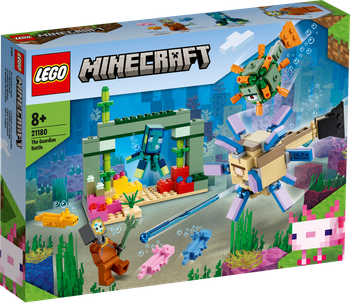 Klocki LEGO Minecraft Walka ze strażnikami (21180)