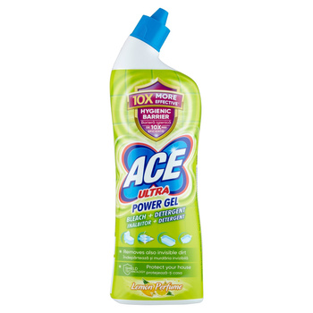 Ace Ultra Power Gel Lemon Perfume Wybielacz i detergent 750 ml