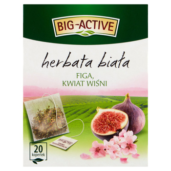 Big-Active Herbata Biała Figa i Kwiat Wiśni (20 torebek x 1,5g) 30g