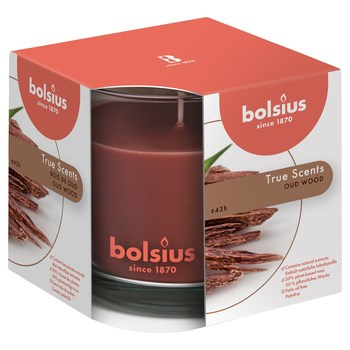 Bolsius Świeca zapachowa w szkle 95/95 True Scents Drzewo agarowe