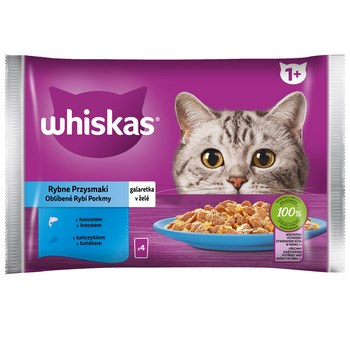 WHISKAS RYBNE PRZYSMAKI 4X85G