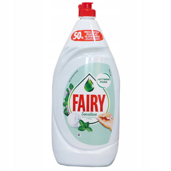Fairy Sensitive Drzewo herbaciane z miętą Płyn do mycia naczyń 1350 ML