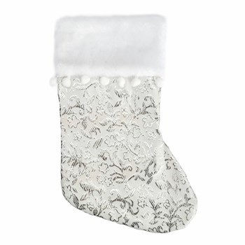 Skarpeta świąteczna. Pompony