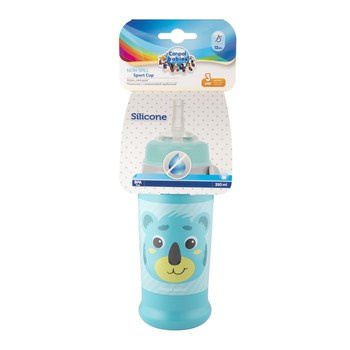 BIDON NIEKAPEK Z SILONOWĄ RURKĄ CANPOL BABIES 56/510