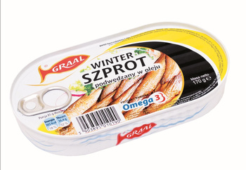 Graal Winter Szprot podwędzany w oleju 170g