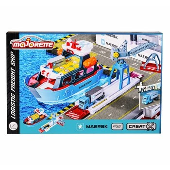Majorette Maersk Stacja logistyczna + 1 pojazd