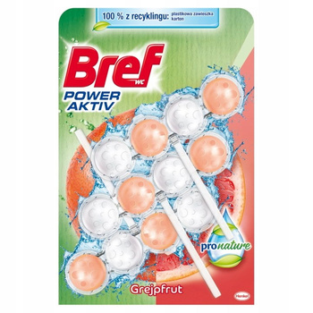 Bref WC ProNature Zawieszka do muszli WC grejpfrut 3 x 50 g