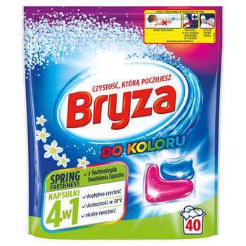 Bryza 4w1 Spring Freshness kapsułki DO KOLORU 40