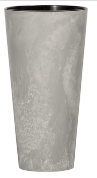 Doniczka Tubus Slim Effect 30 cm, Prosperplast, kolor beton