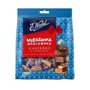 E. Wedel Mieszanka Wedlowska Cukierki w czekoladzie deserowej 229 g
