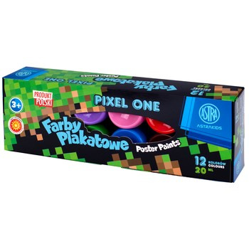Astra Farby plakatowe Pixel One 12 kolorów 20 ml