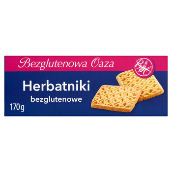 Bezglutenowa Oaza Herbatniki bezglutenowe 170g